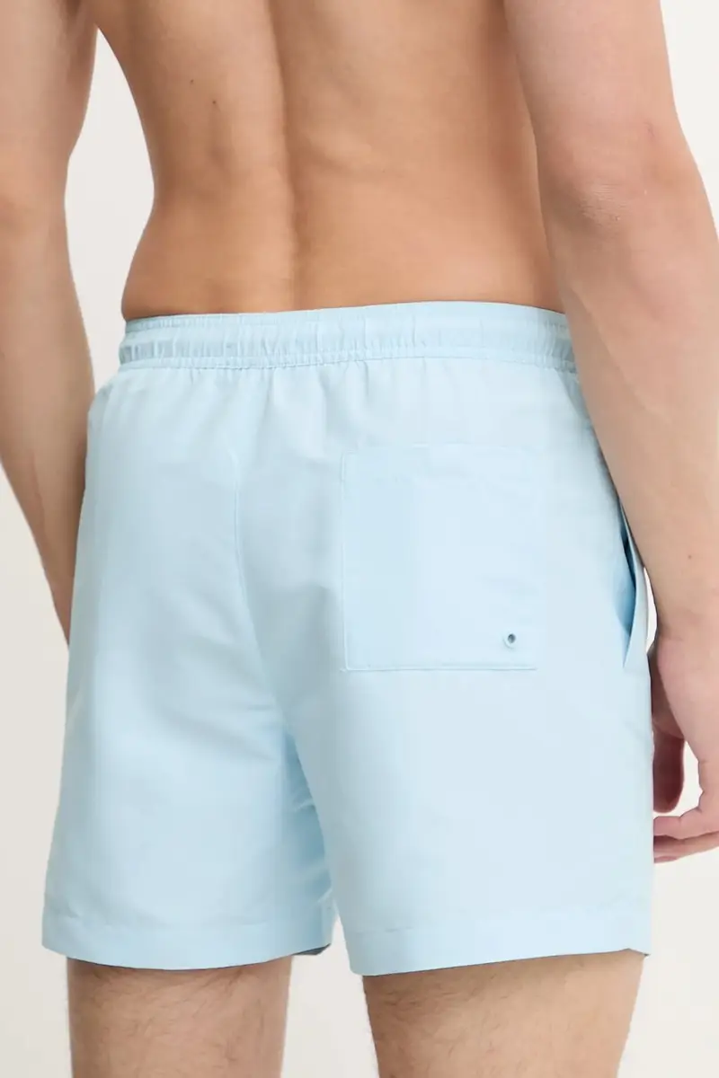 pantaloncini da bagno colore blu LV00N61092 miniatura 3