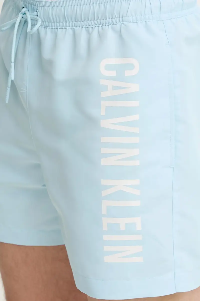 pantaloncini da bagno colore blu LV00N61092 miniatura 4