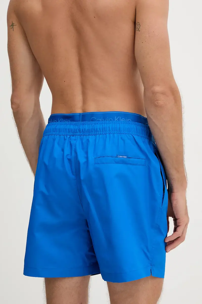 pantaloncini da bagno colore blu LV00N61115 miniatura 3