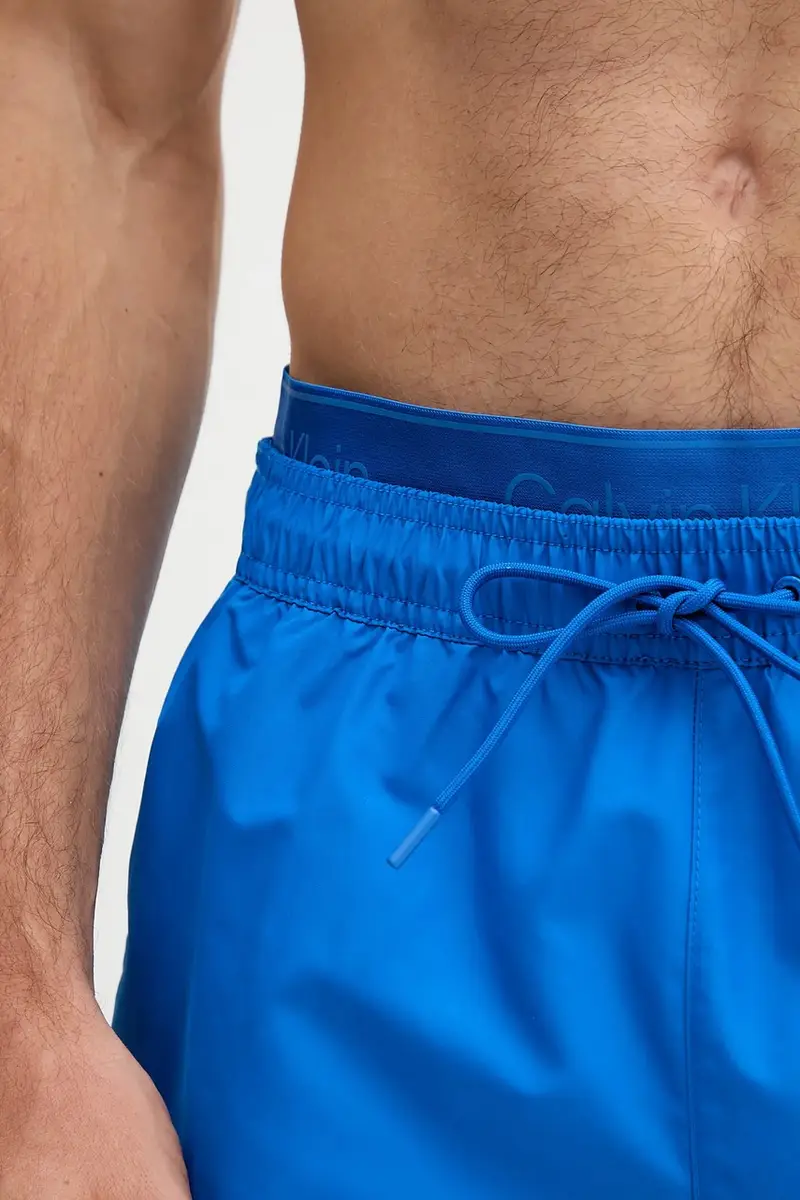 pantaloncini da bagno colore blu LV00N61115 miniatura 4