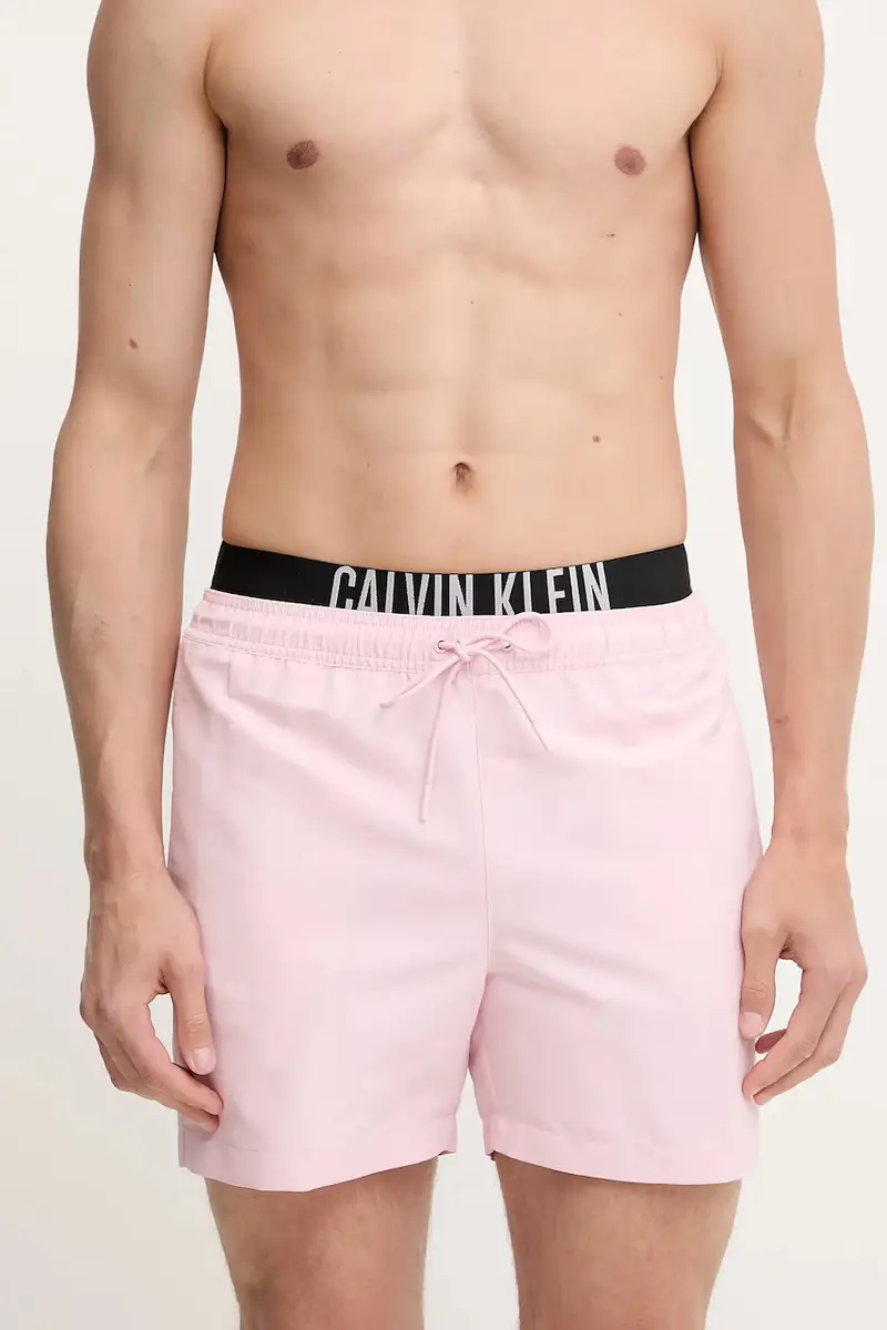 pantaloncini da bagno colore rosa LV00N61093