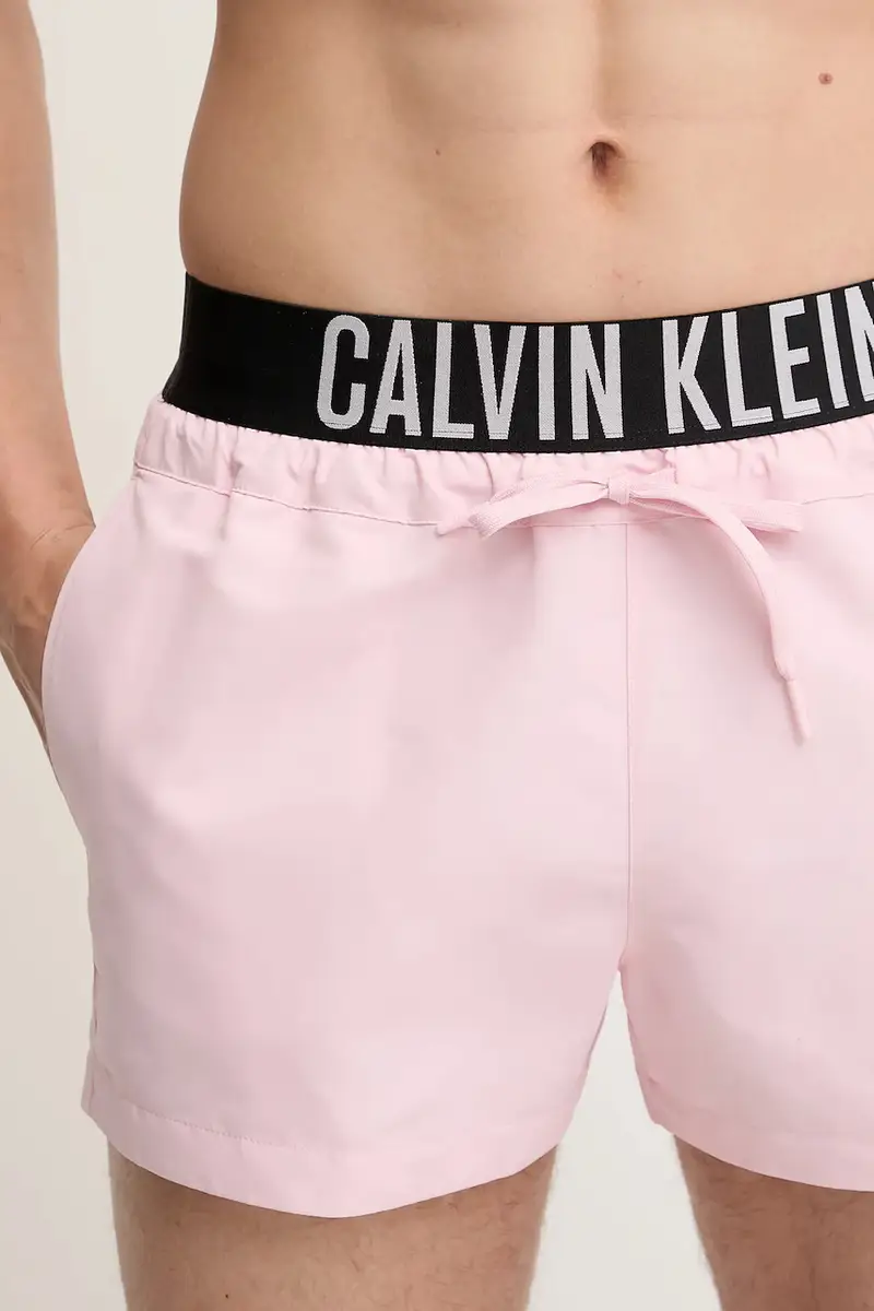 pantaloncini da bagno colore rosa LV00N61094 miniatura 4