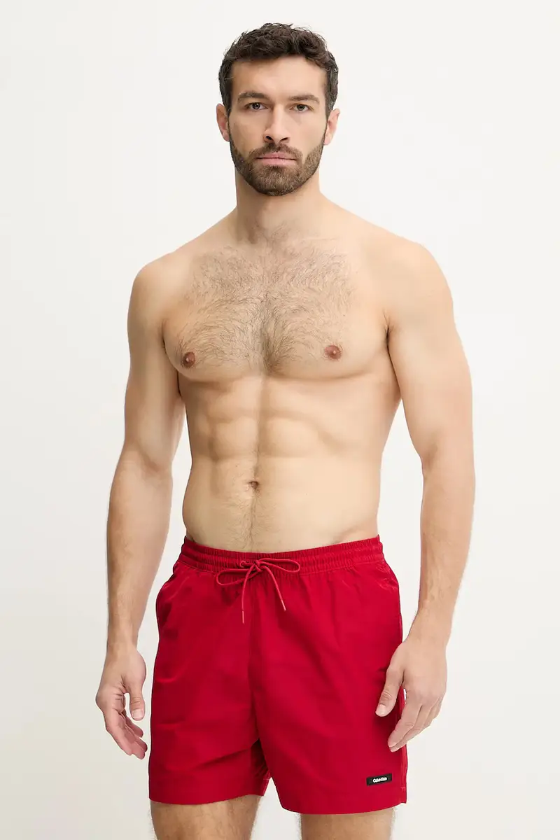 pantaloncini da bagno colore rosso LV00N61111