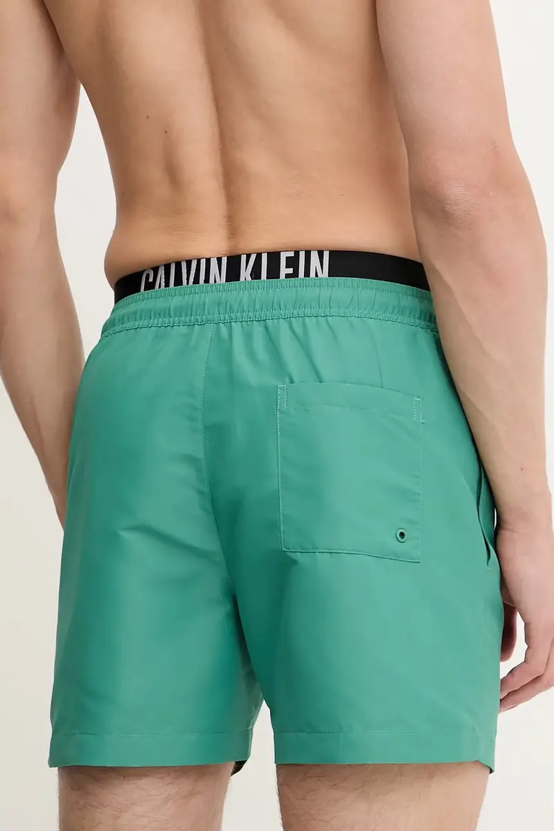 pantaloncini da bagno colore verde LV00N61093 miniatura 3