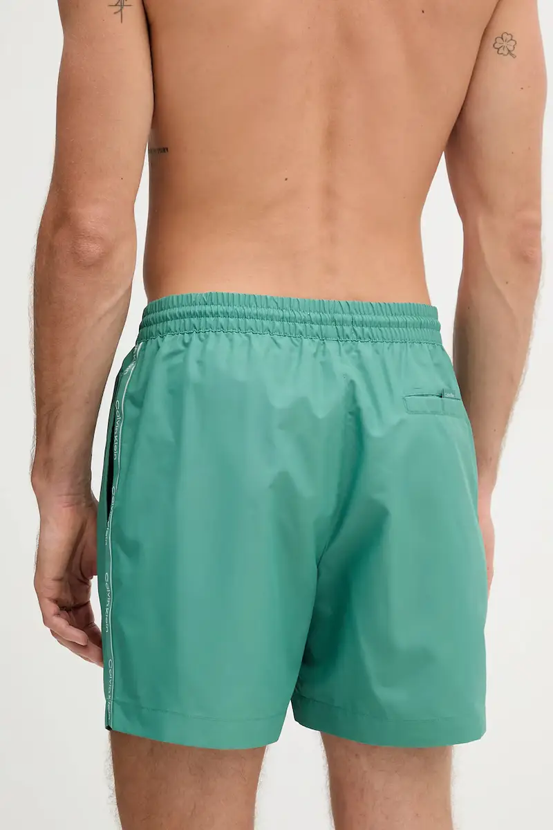 pantaloncini da bagno colore verde LV00N61109 miniatura 3