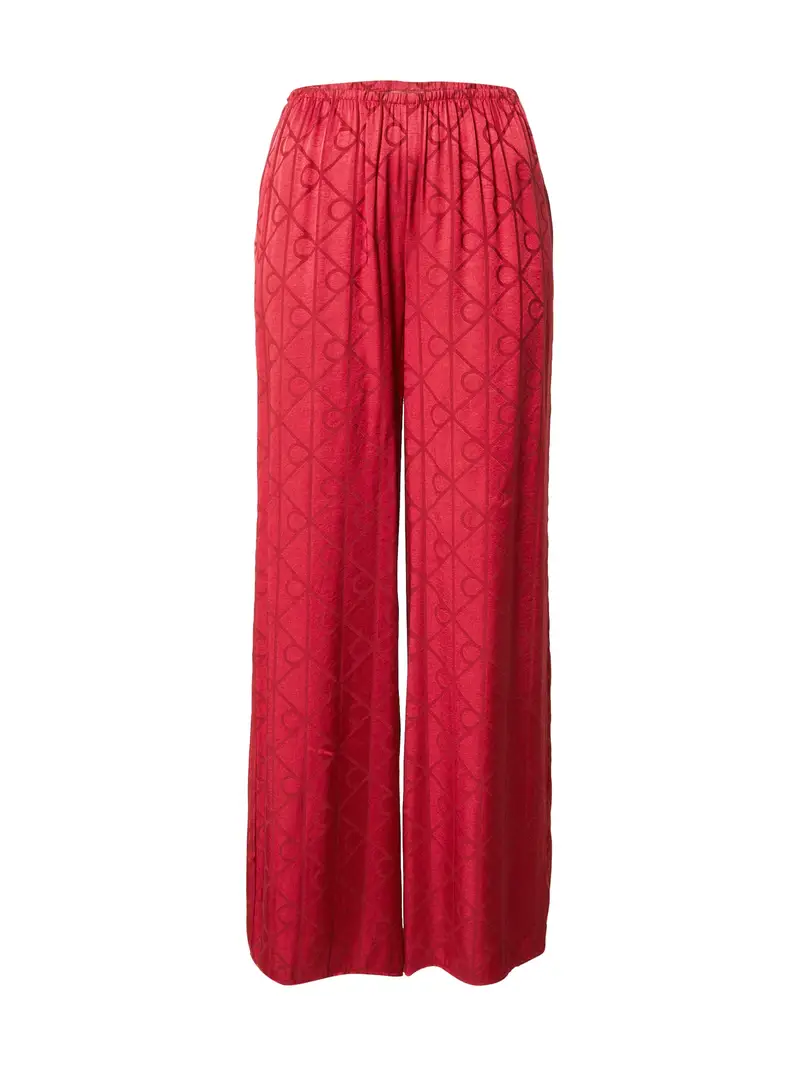 Pantaloncini da pigiama mirtillo / rosso scuro