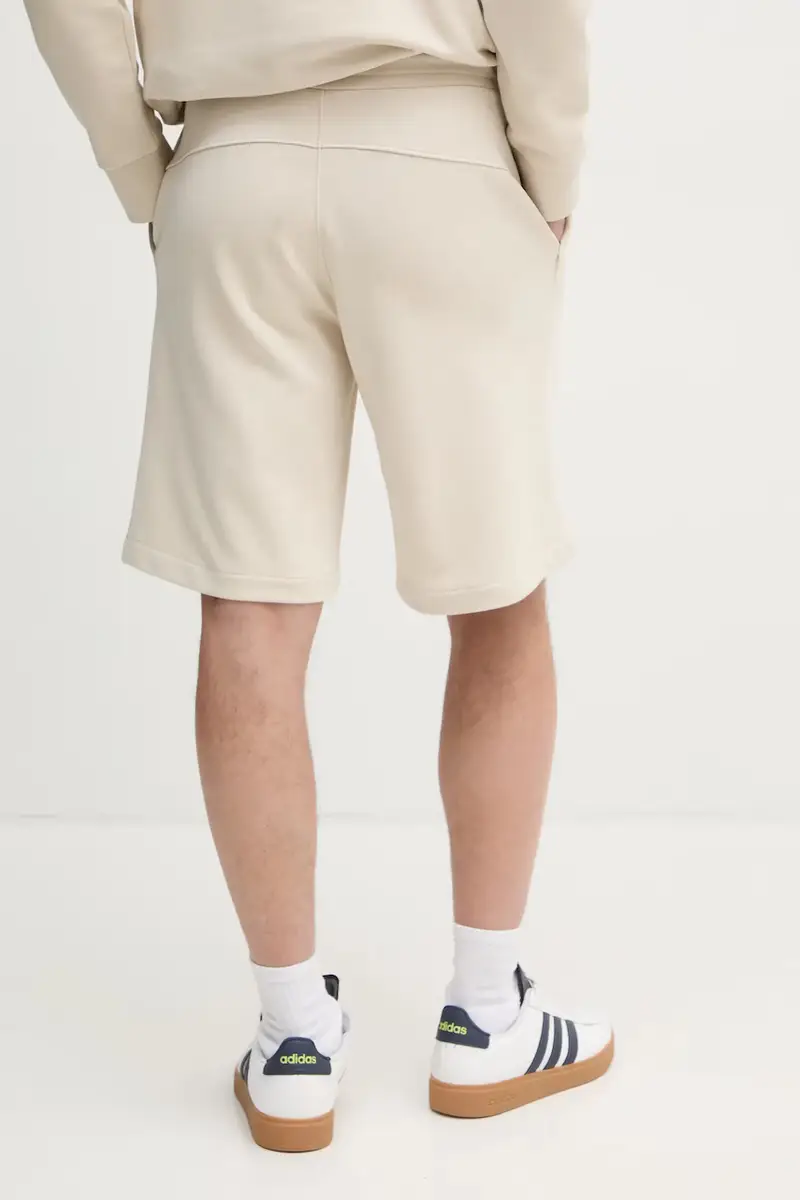 pantaloncini in cotone colore beige K10K114121 miniatura 3