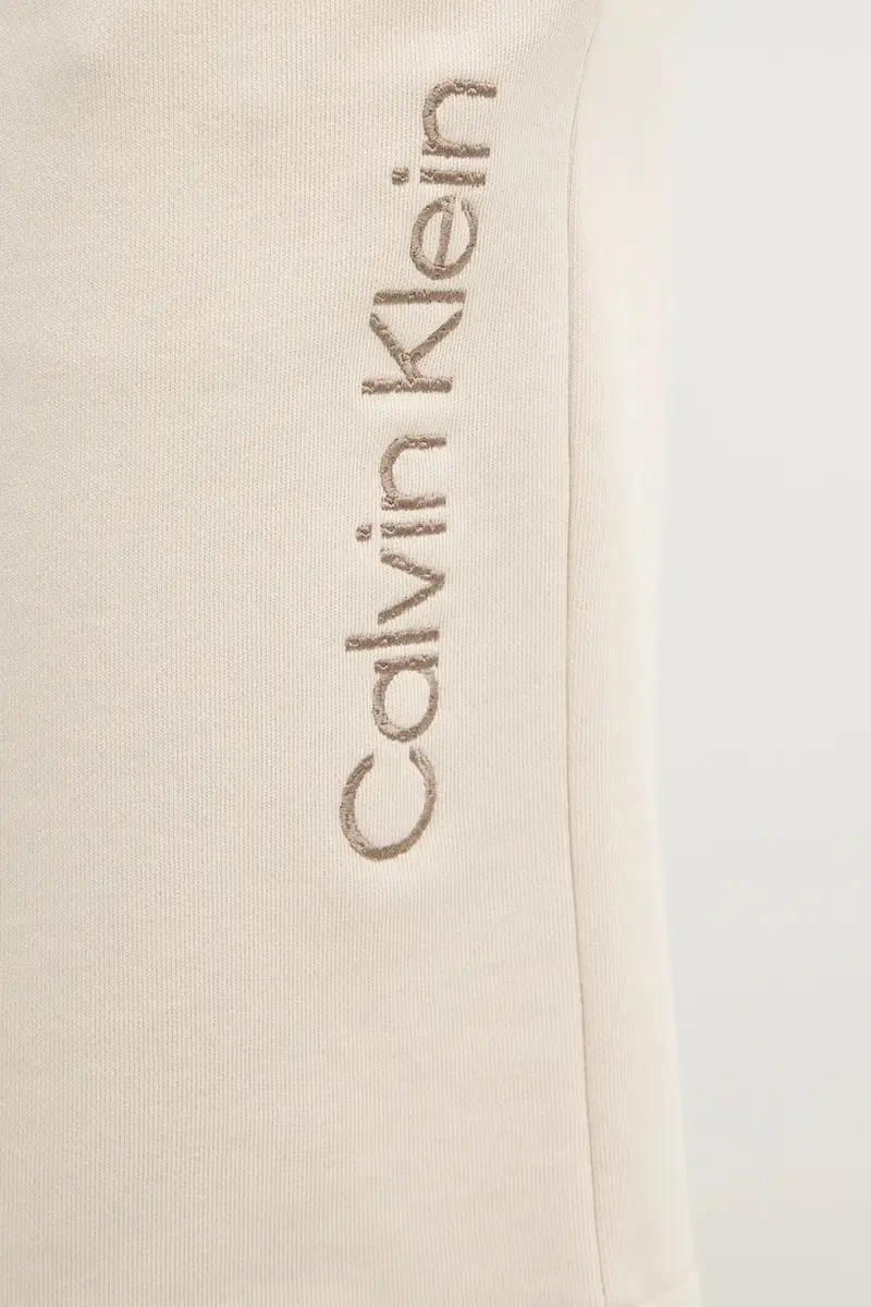 pantaloncini in cotone colore beige K10K114121 miniatura 4