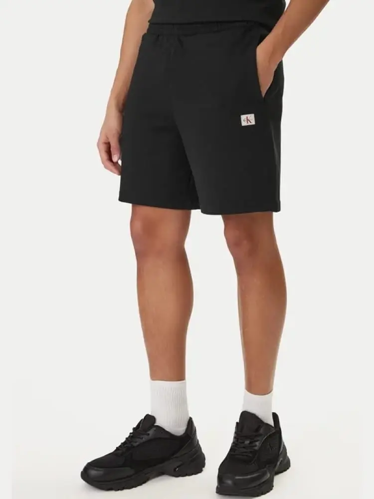 pantaloncini sportivi uomo neri regular fit