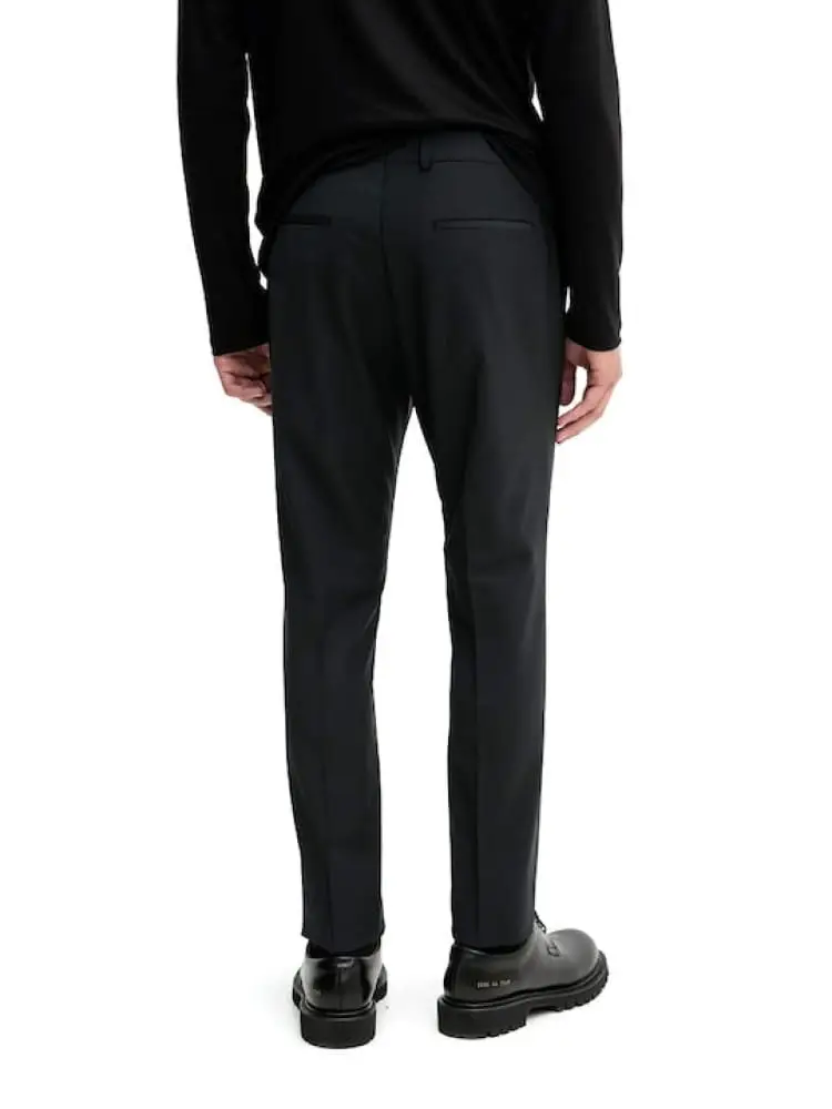 pantalone nero uomo classico mini logo miniatura 2