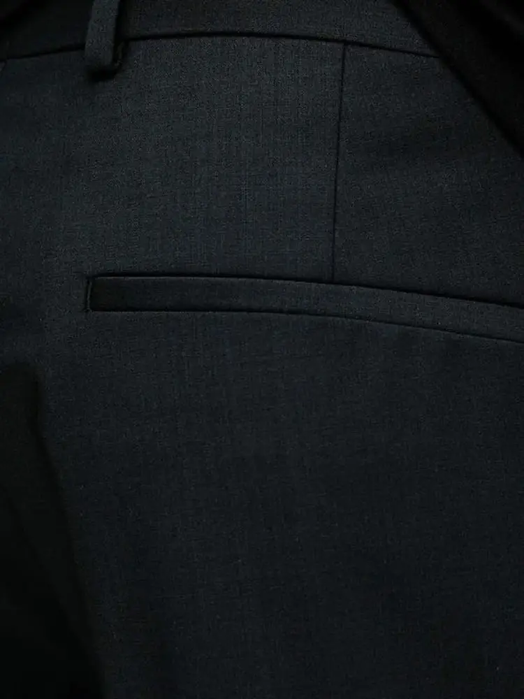 pantalone nero uomo classico mini logo miniatura 3