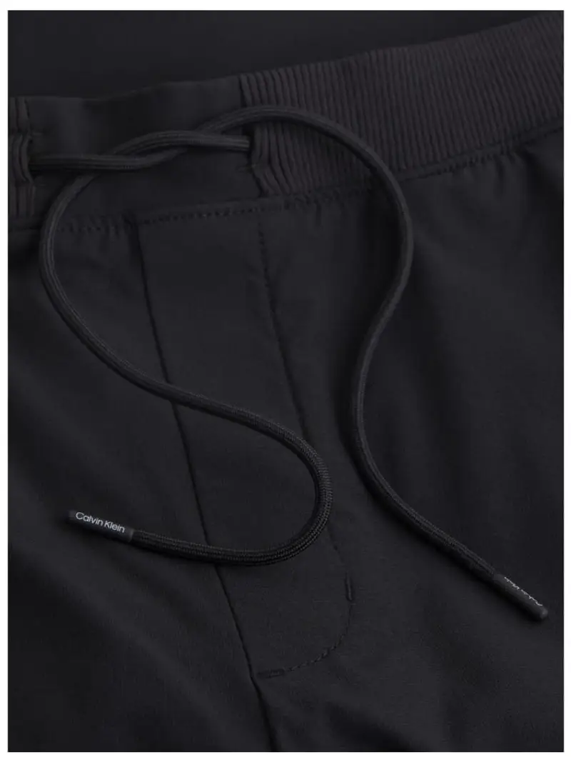 Calvin Klein pantalone nero uomo tuta in cotone micro logo sul retro miniatura 3