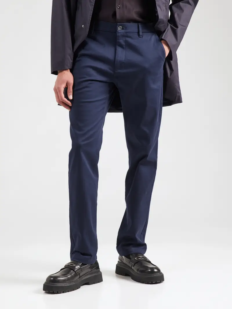 Calvin Klein Pantaloni chino blu scuro miniatura 2