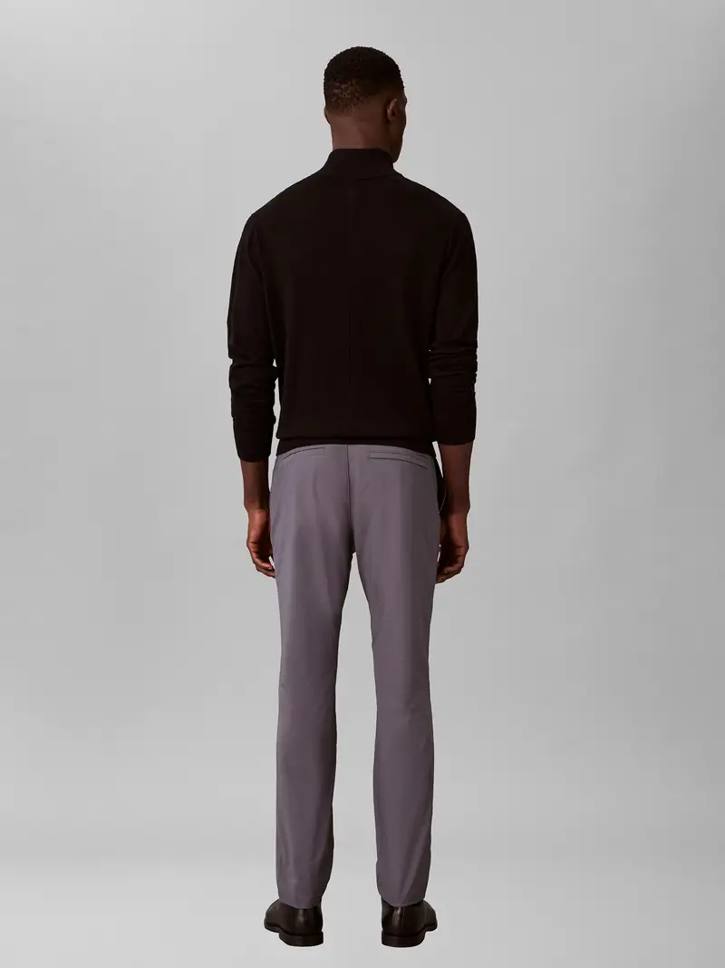 Pantaloni chino grigio miniatura 3