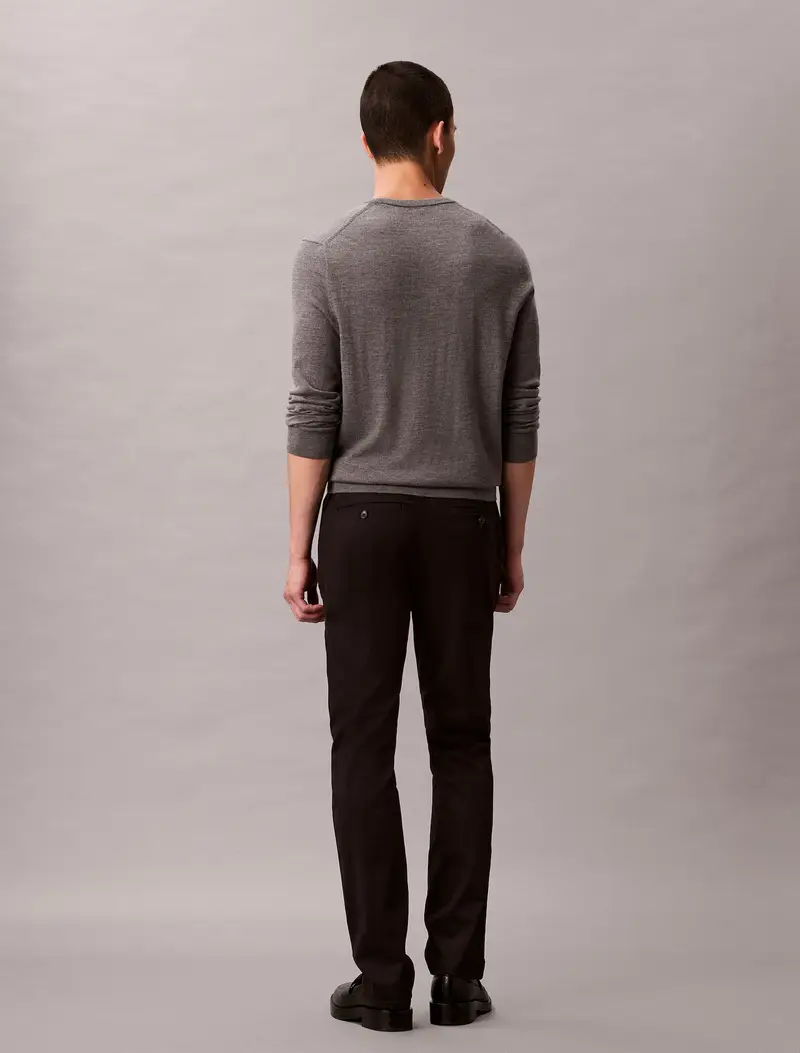 Pantaloni chino nero miniatura 3