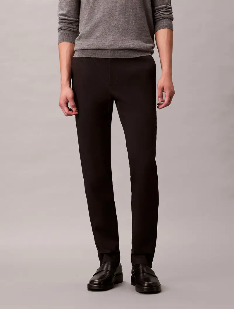 Pantaloni chino nero miniatura 2