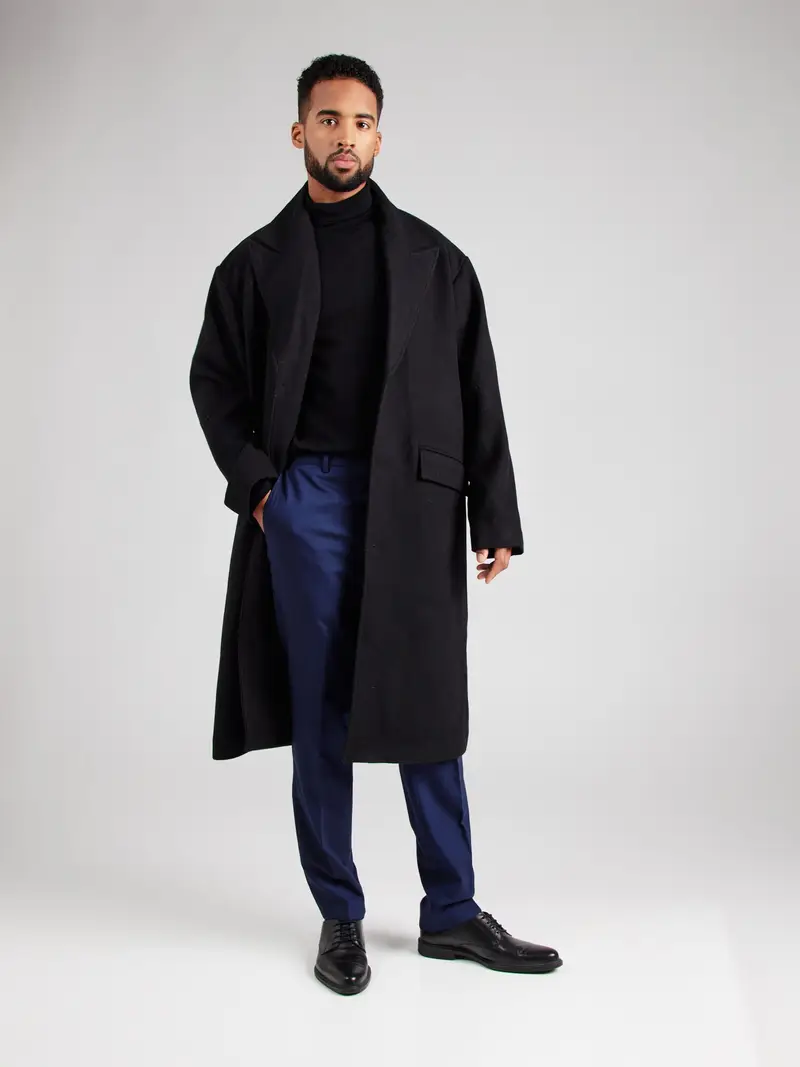 Calvin Klein Pantaloni con piega frontale navy miniatura 3