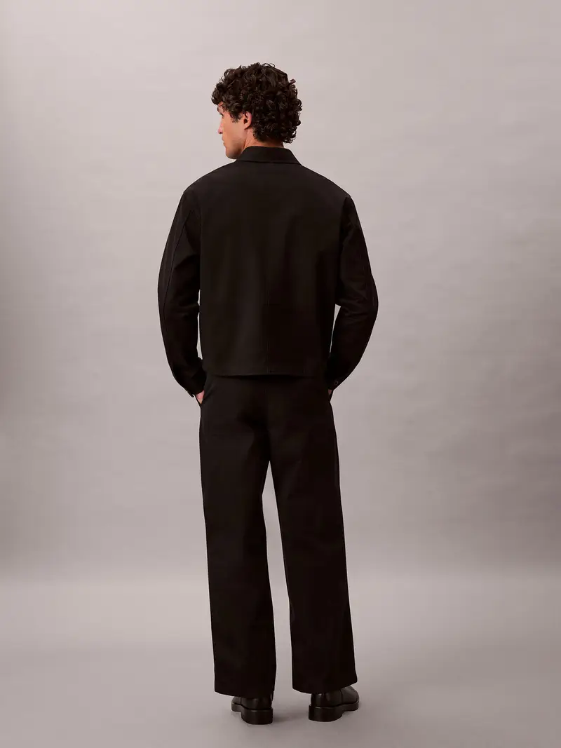 Pantaloni con pieghe nero miniatura 3