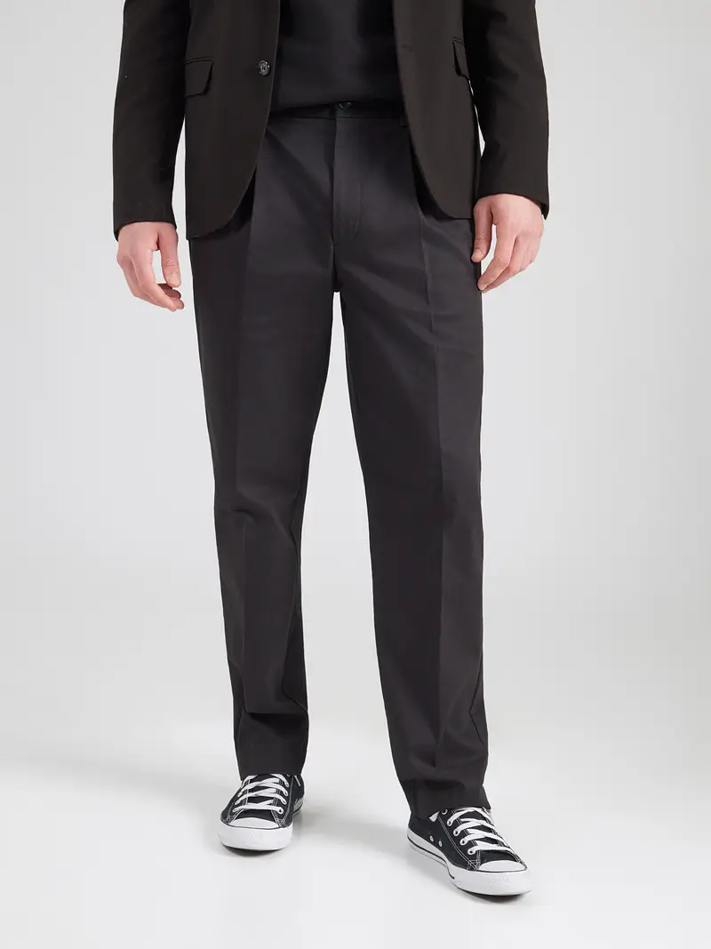 Pantaloni con pieghe nero miniatura 2