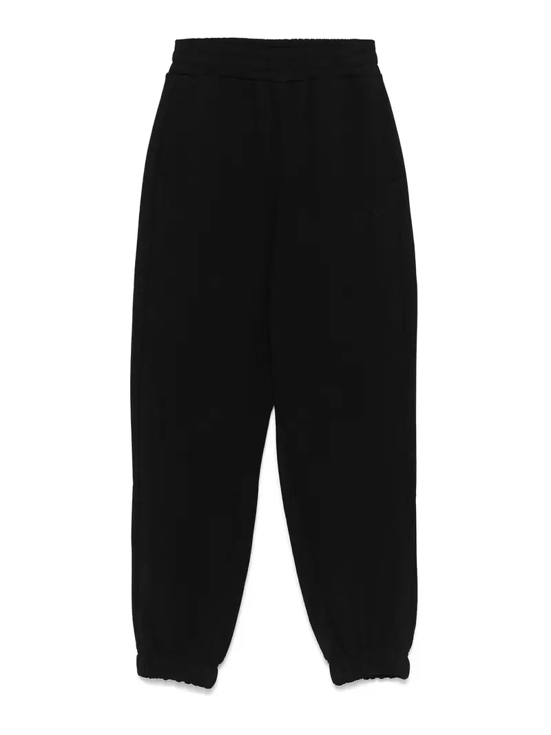 Pantaloni del logo Terry francese Nero