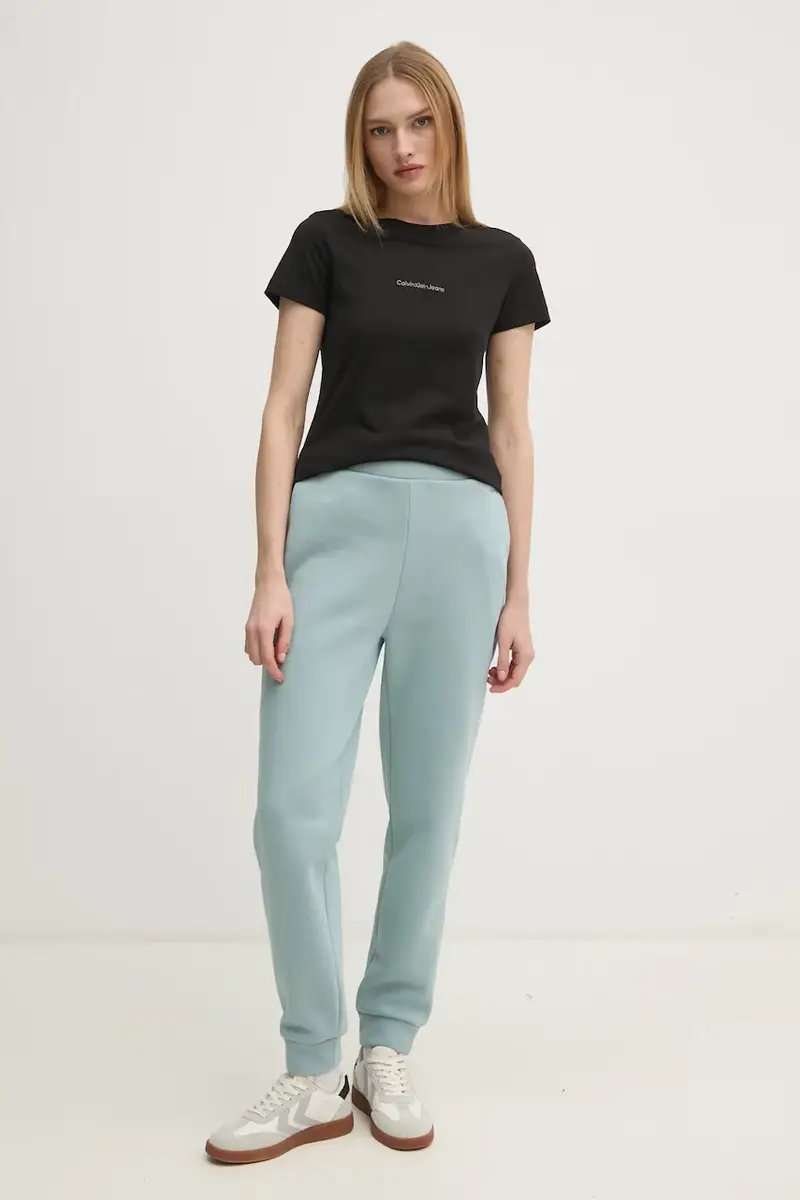 pantaloni della tuta colore nero K20K208330 Blu miniatura 2