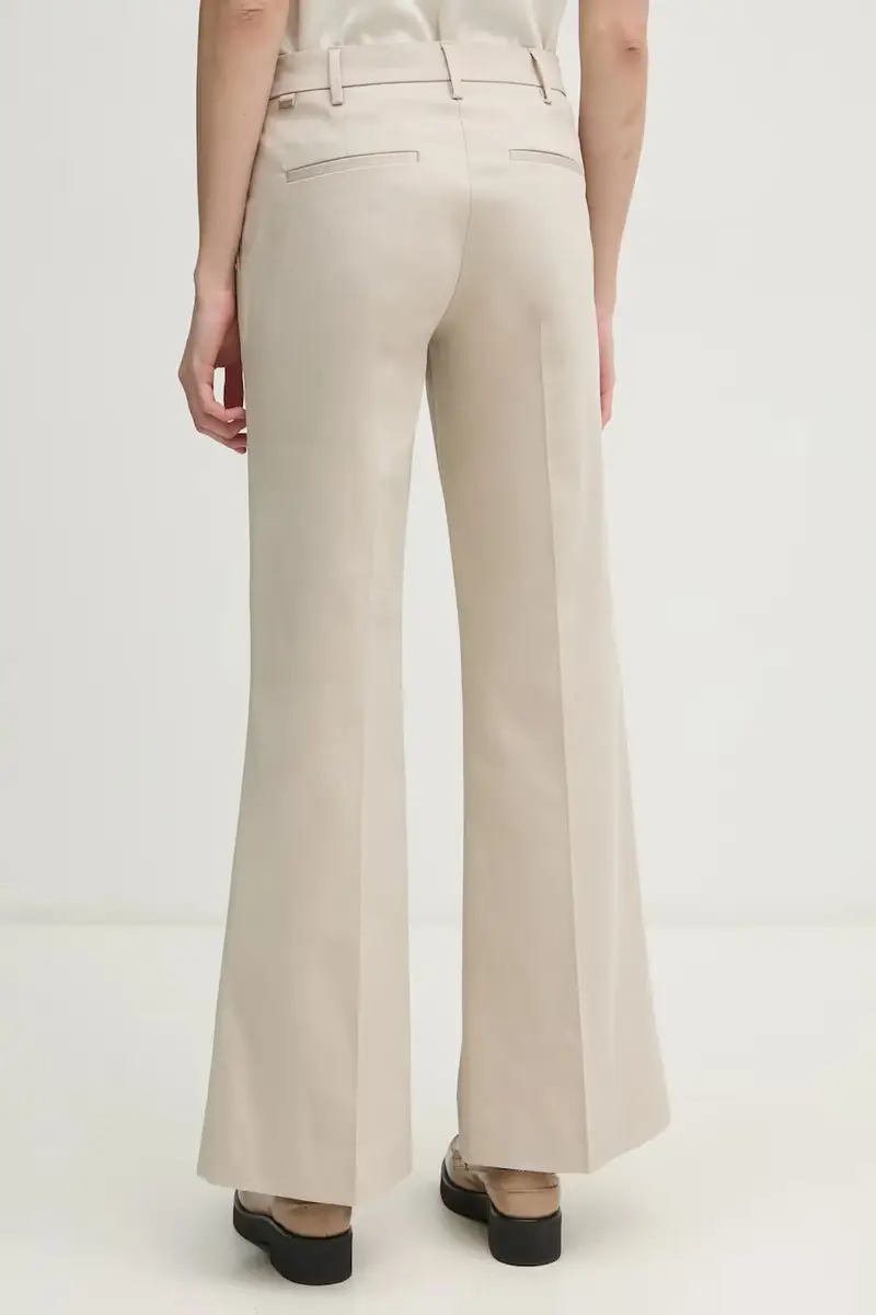 pantaloni donna colore beige K20K207838 miniatura 3