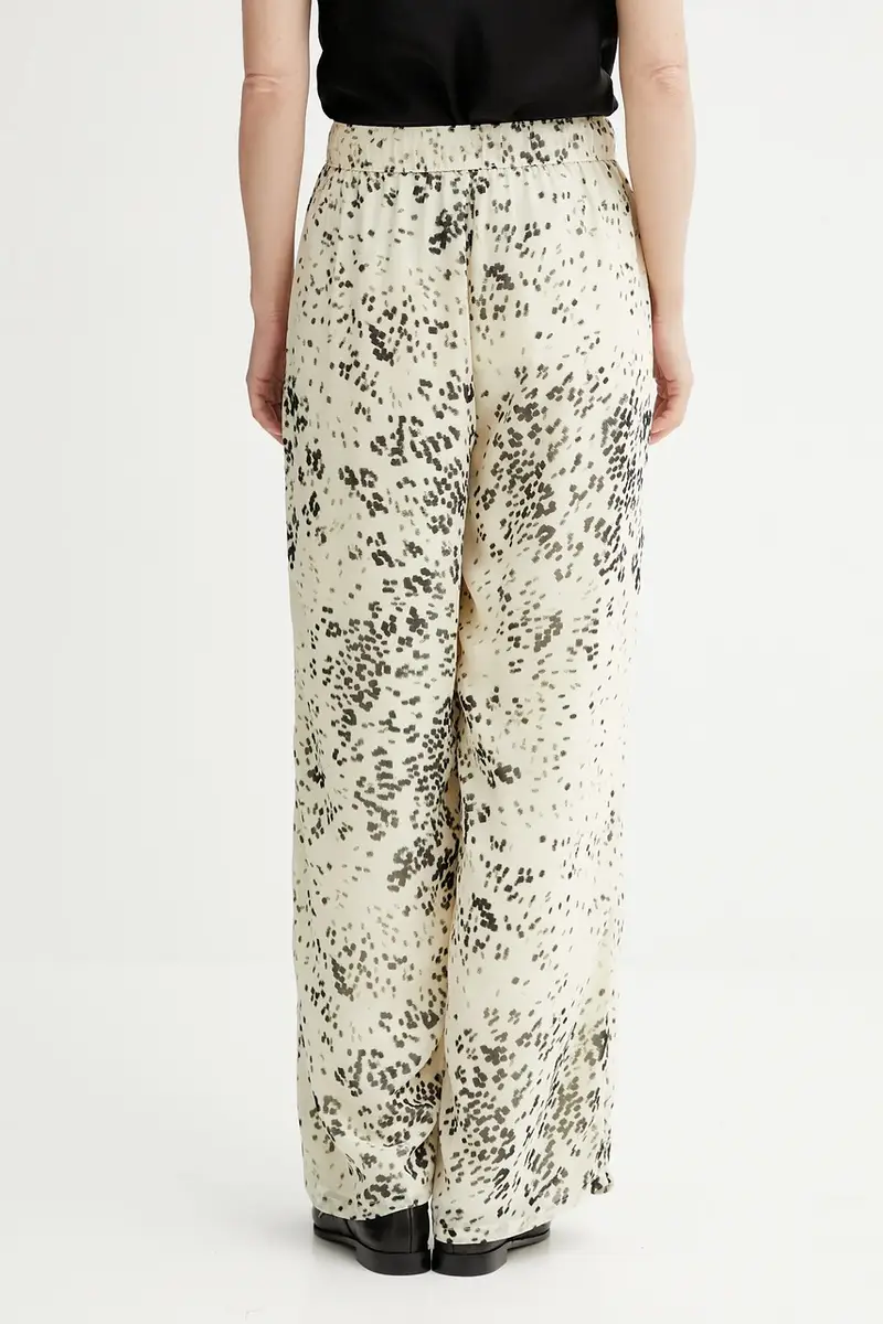 pantaloni donna colore beige LV044B913G miniatura 3