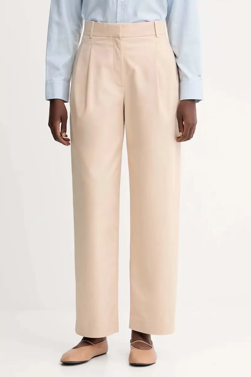 pantaloni donna colore beige LV044D664G