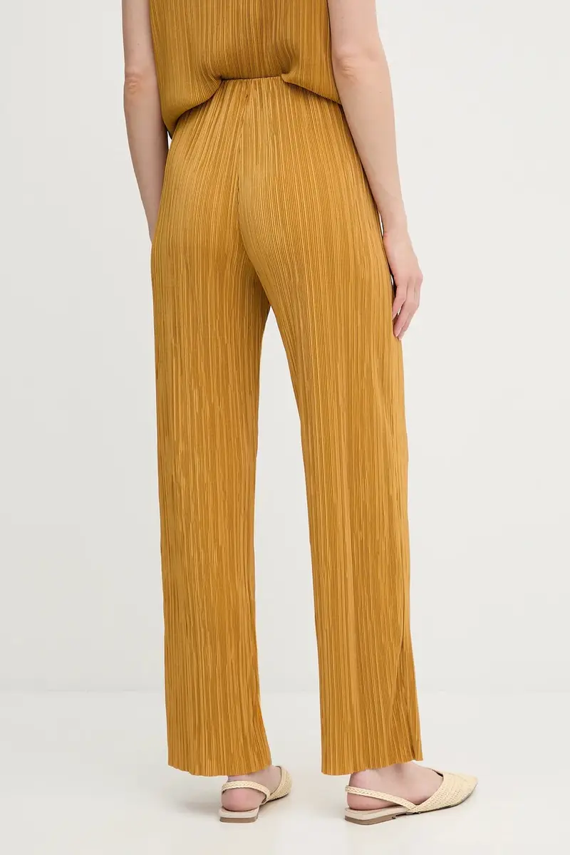 pantaloni donna colore giallo LV044A200G miniatura 3