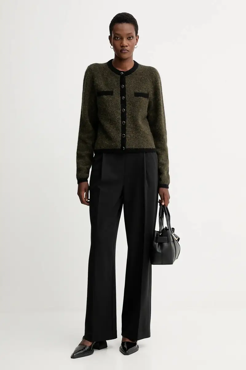 pantaloni donna colore nero LV044D663G miniatura 2