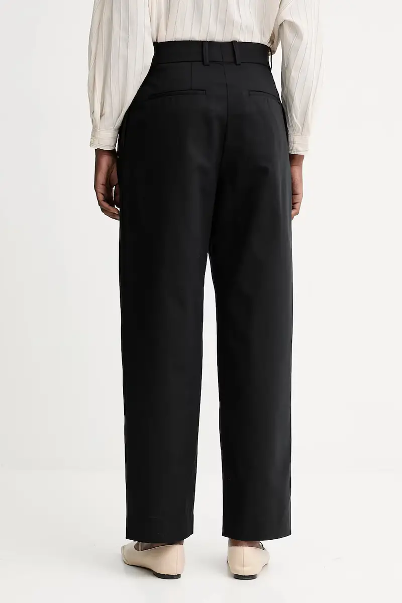 pantaloni donna colore nero LV044D664G miniatura 3