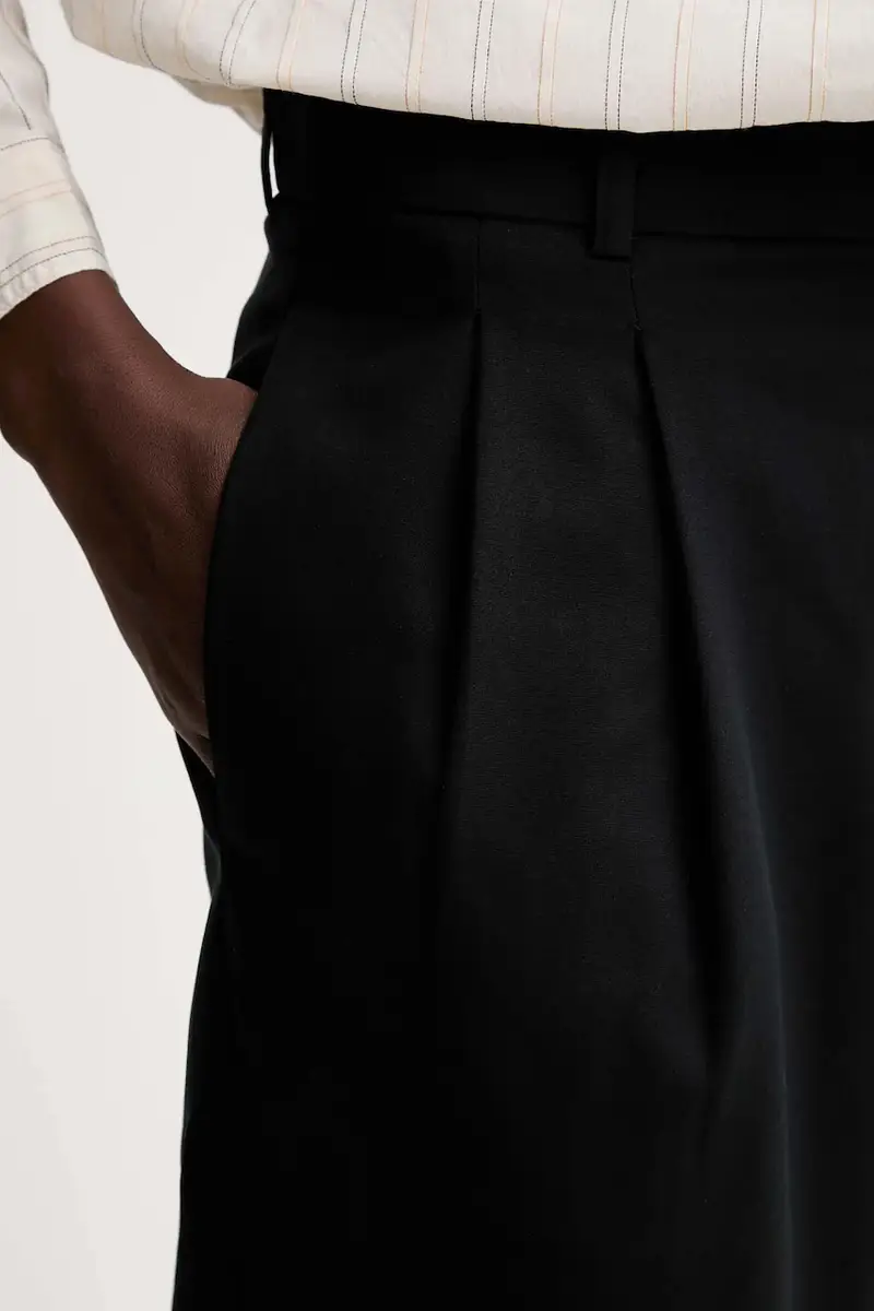 pantaloni donna colore nero LV044D664G miniatura 4