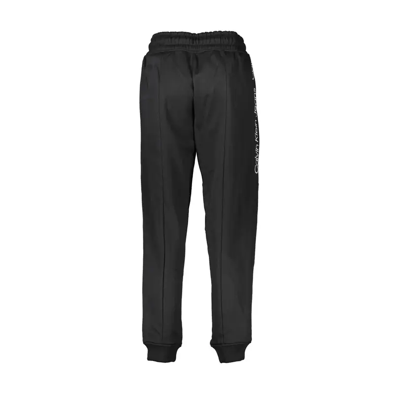 Pantaloni Donna Nero Dettagli a Contrasto miniatura 2