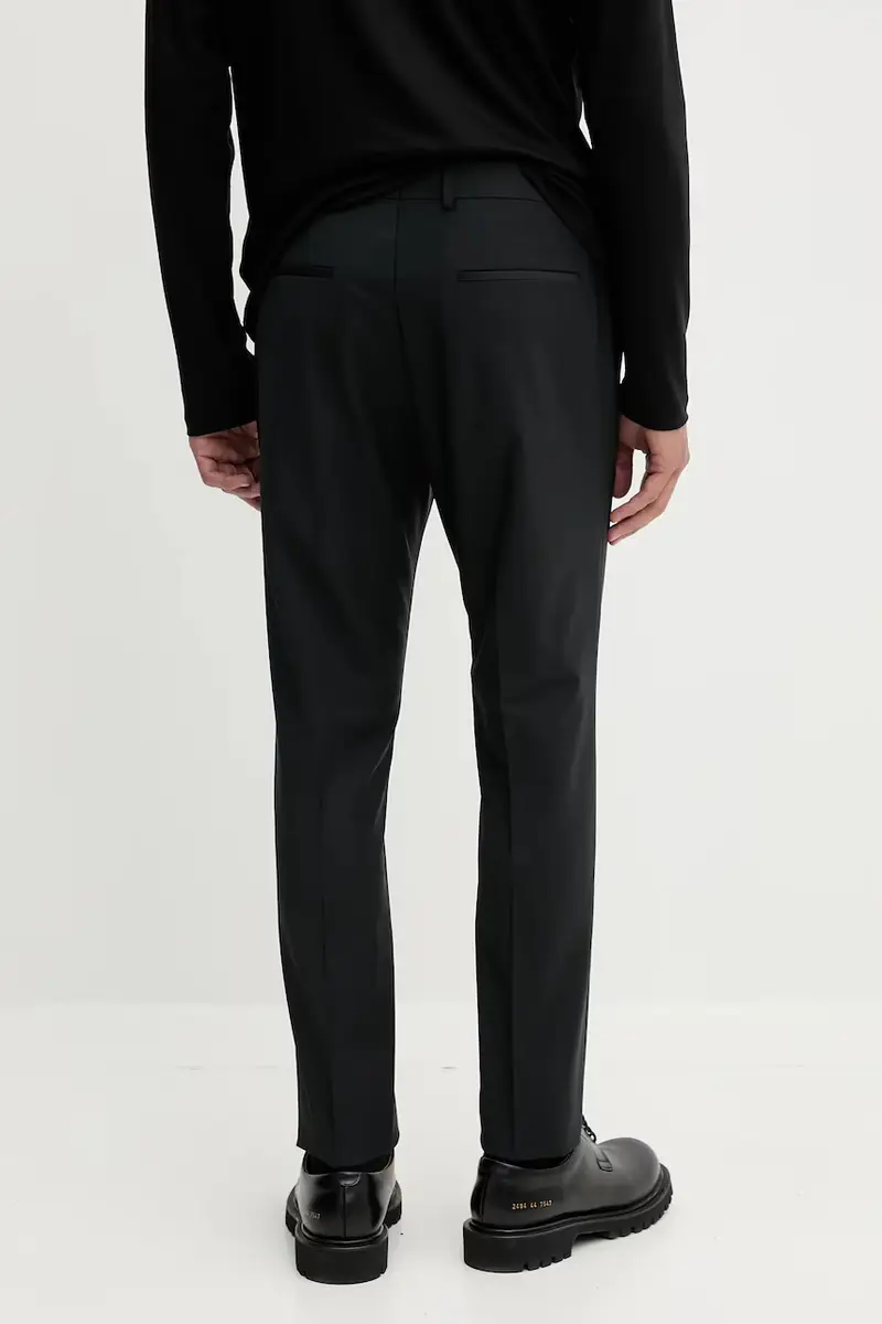 pantaloni in misto lana uomo colore nero LV14LD904G miniatura 3