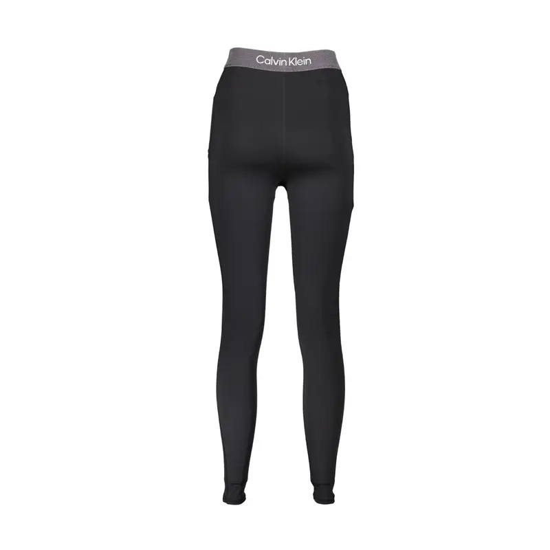 Calvin Klein Pantaloni Leggins Donna Nero miniatura 2