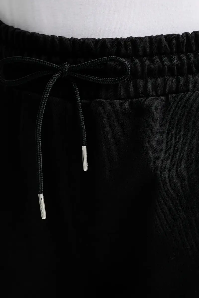 pantaloni tuta donna colore nero con applicazione LV044D205G miniatura 4