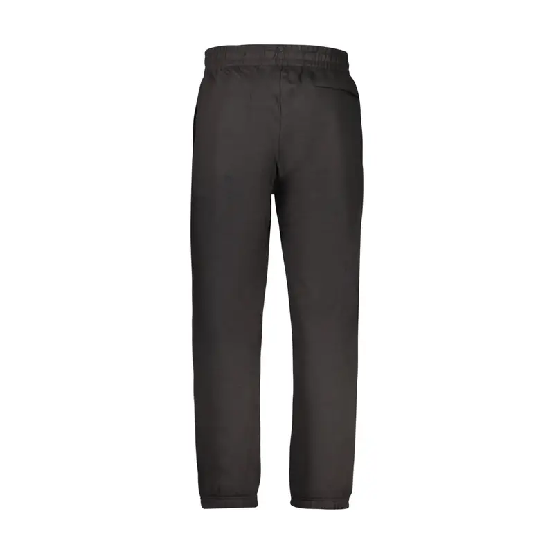 Pantaloni Tuta Lungo Uomo Nero Ricamo miniatura 2