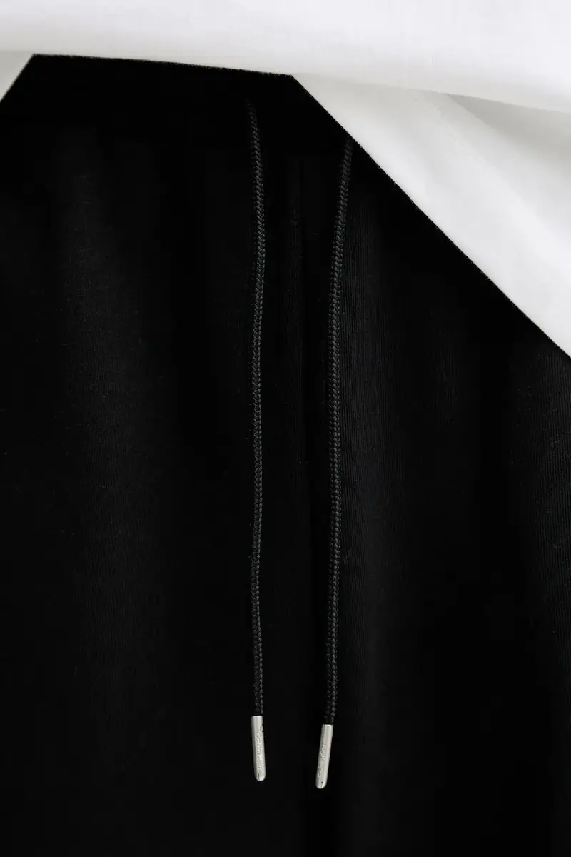 pantaloni tuta uomo colore nero con applicazione LV04LD239G miniatura 4