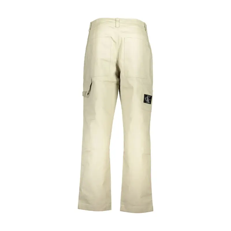 Pantaloni Uomo beige Applicazione miniatura 2