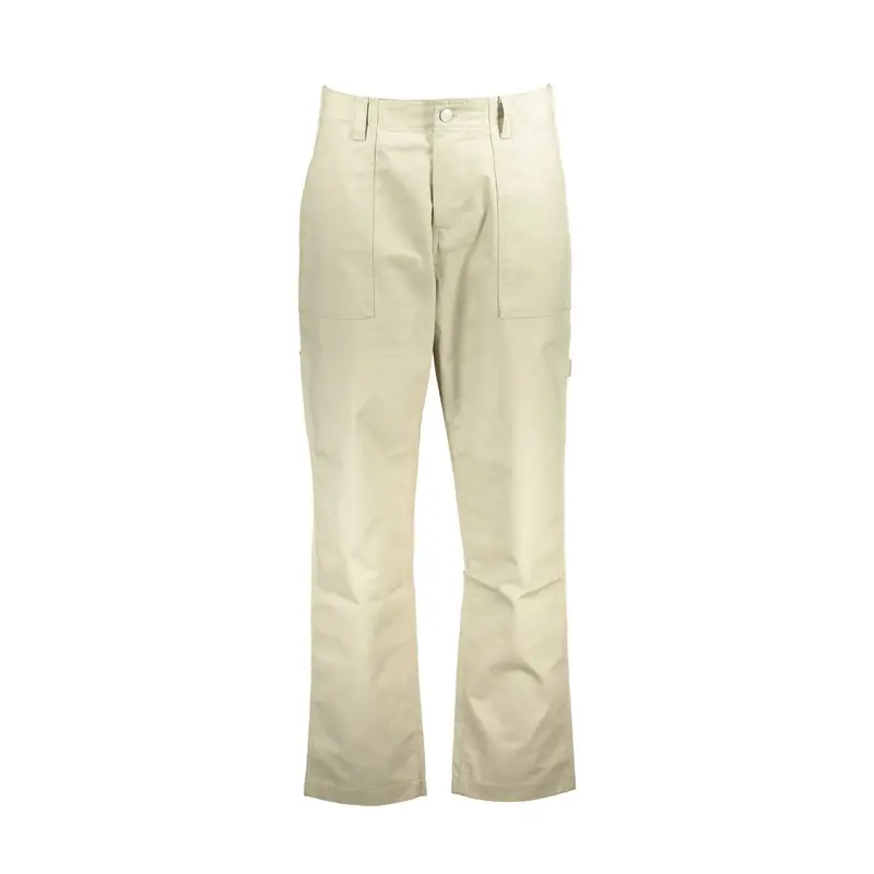 Pantaloni Uomo beige Applicazione