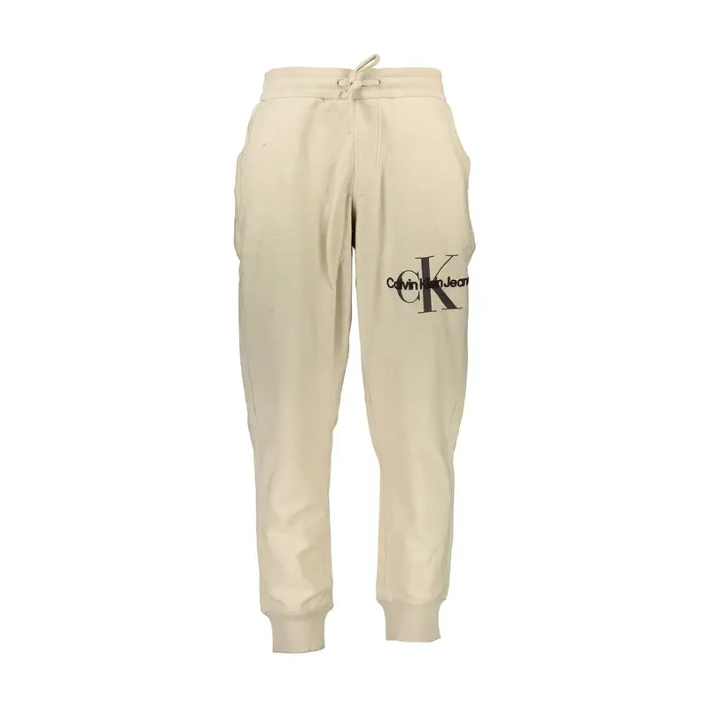 Calvin Klein Pantaloni Uomo beige con Ricamo
