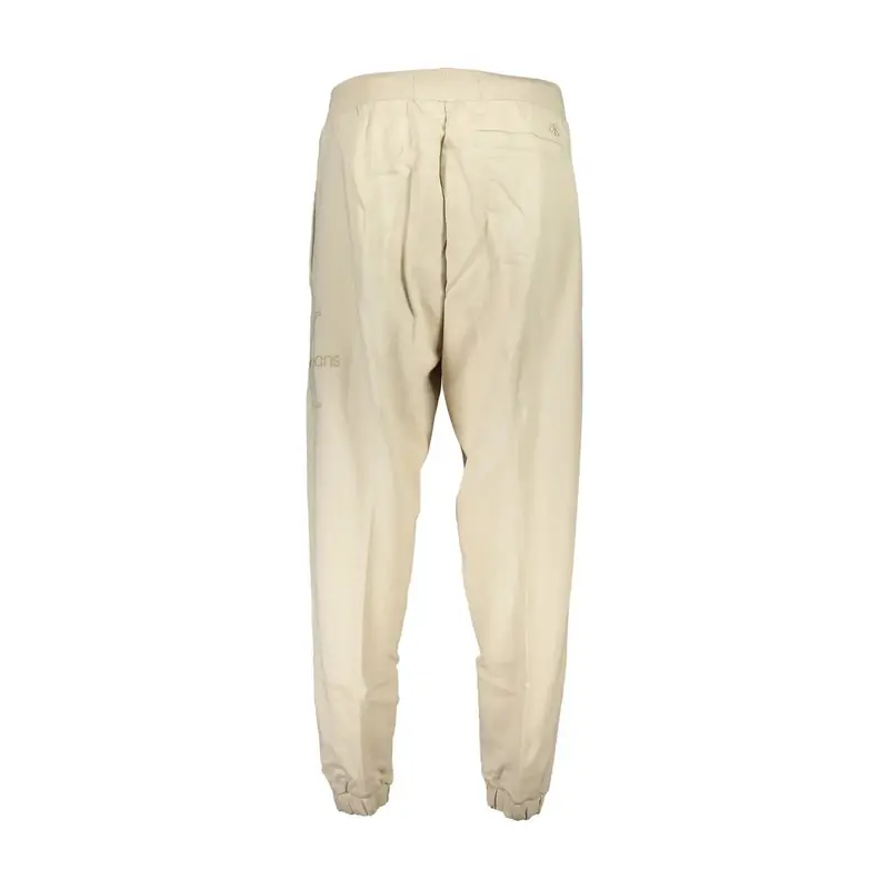 Calvin Klein Pantaloni Uomo beige con Ricamo miniatura 2