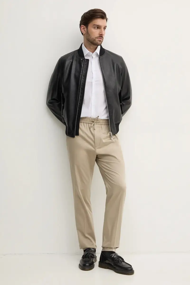 pantaloni uomo colore beige K10K114467 miniatura 2