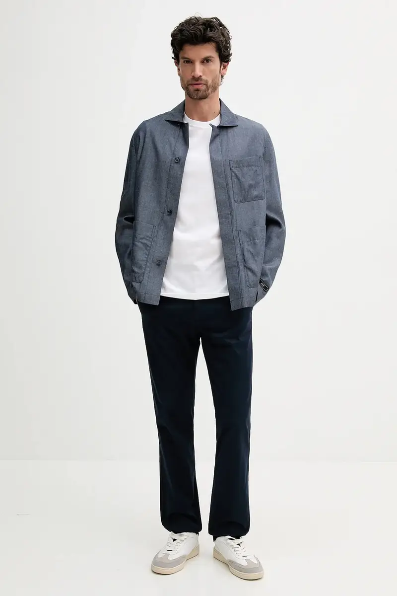 pantaloni uomo colore blu navy LV040EM633 miniatura 2