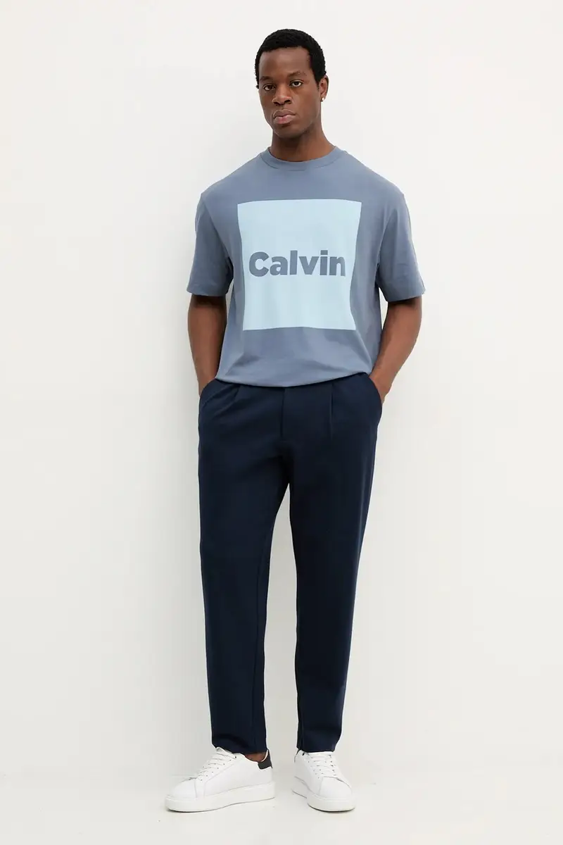 pantaloni uomo colore blu navy LV04LE613G miniatura 2