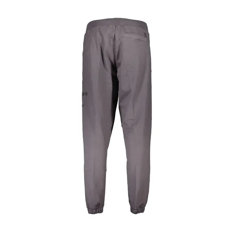 Calvin Klein Pantaloni Uomo Grigio con Ricamo miniatura 2