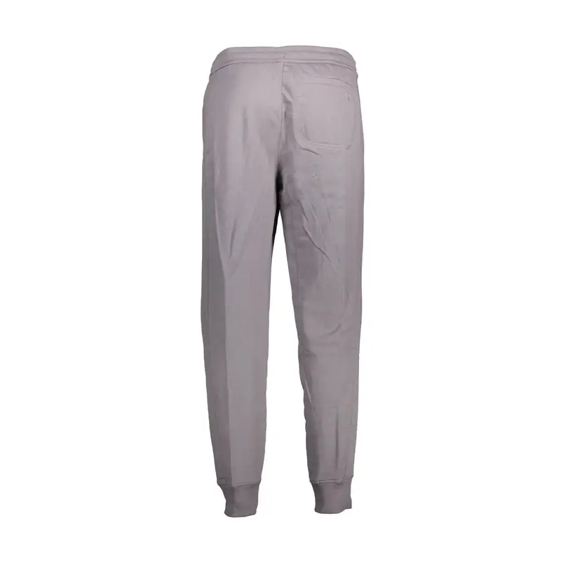 Calvin Klein Pantaloni Uomo Grigio con Stampa Logo miniatura 2
