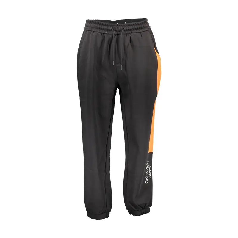 Calvin Klein Pantaloni Uomo Nero con Ricamo