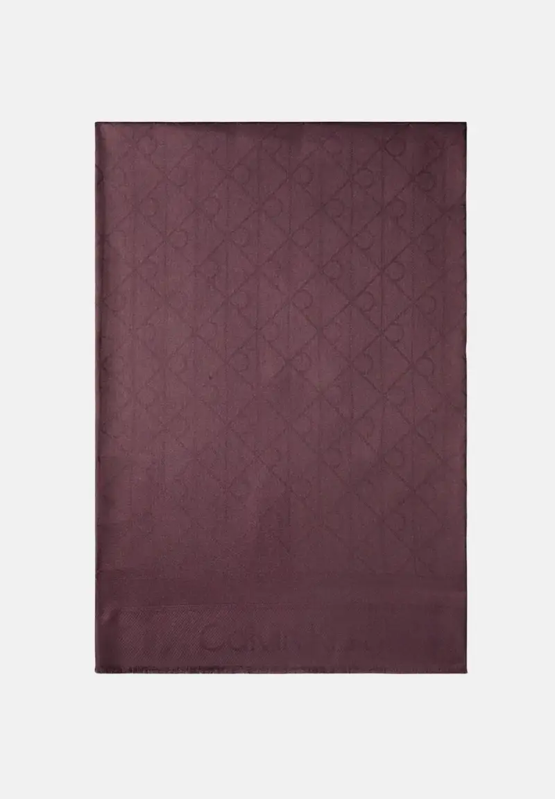 Pashmina bordeaux per uomo e donna