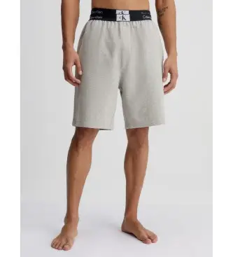 per uomo 000NM2417E Pantaloncini del pigiama Ck96 grigi (XL), Homewear, Grigio, Cotone biologico, Sostenibile